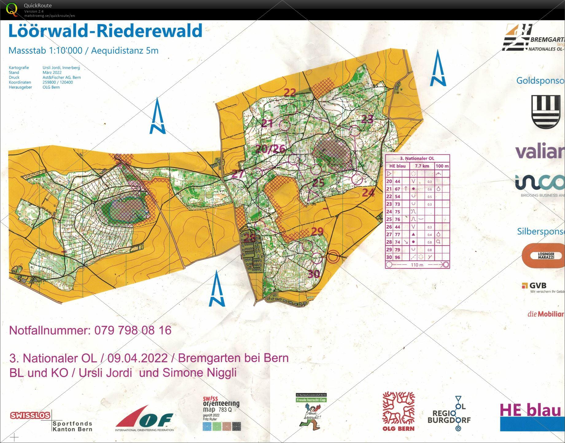 3. Nationaler OL | Simone Niggli Cup 2022 (2022/04/09)