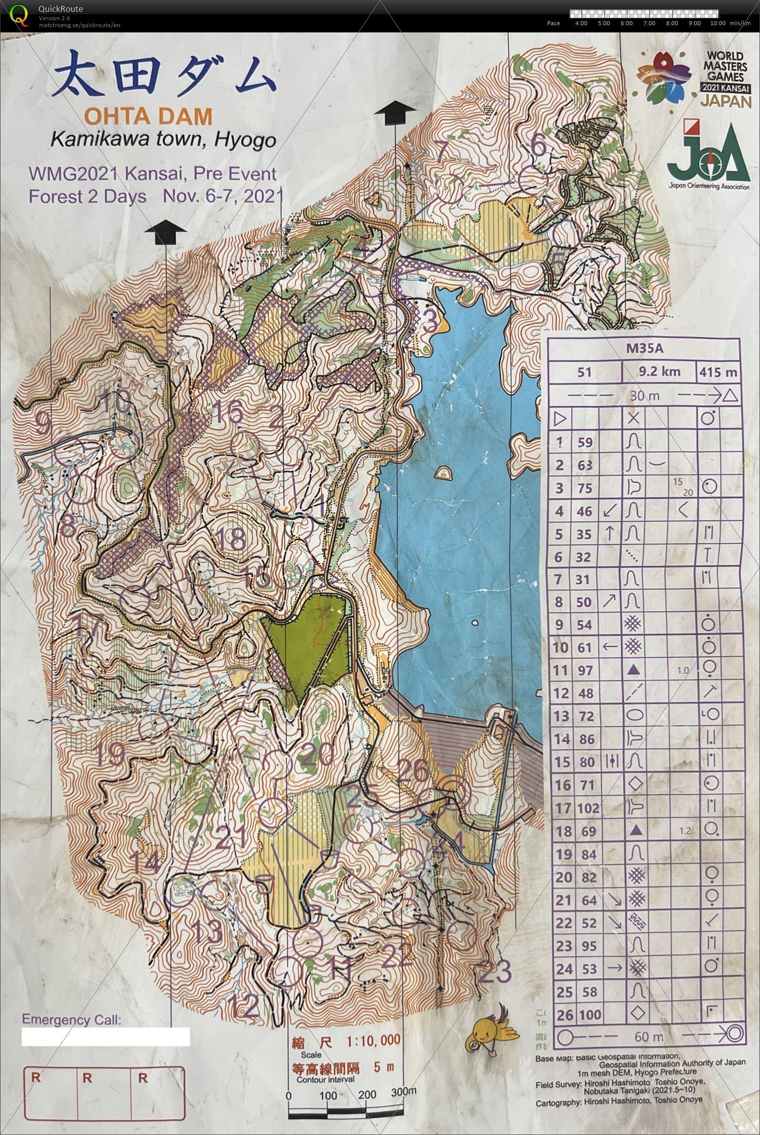 WMGプレ大会 Day2 ロング M35A (2021/11/07)