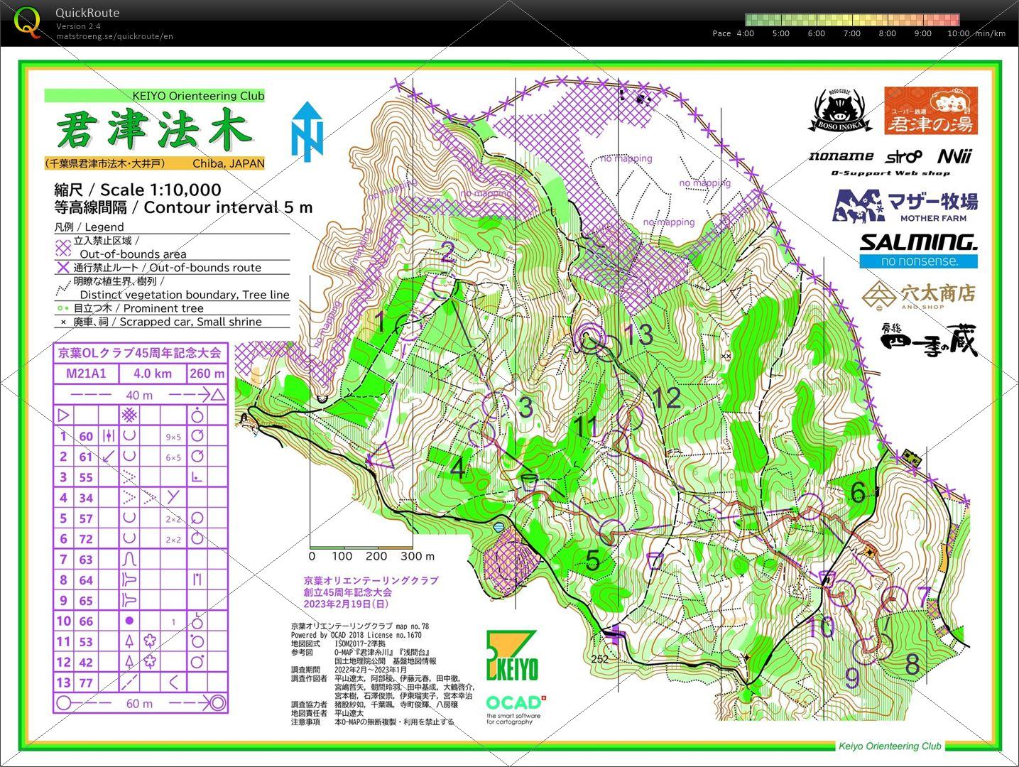 京葉OL大会 (2023/02/19)