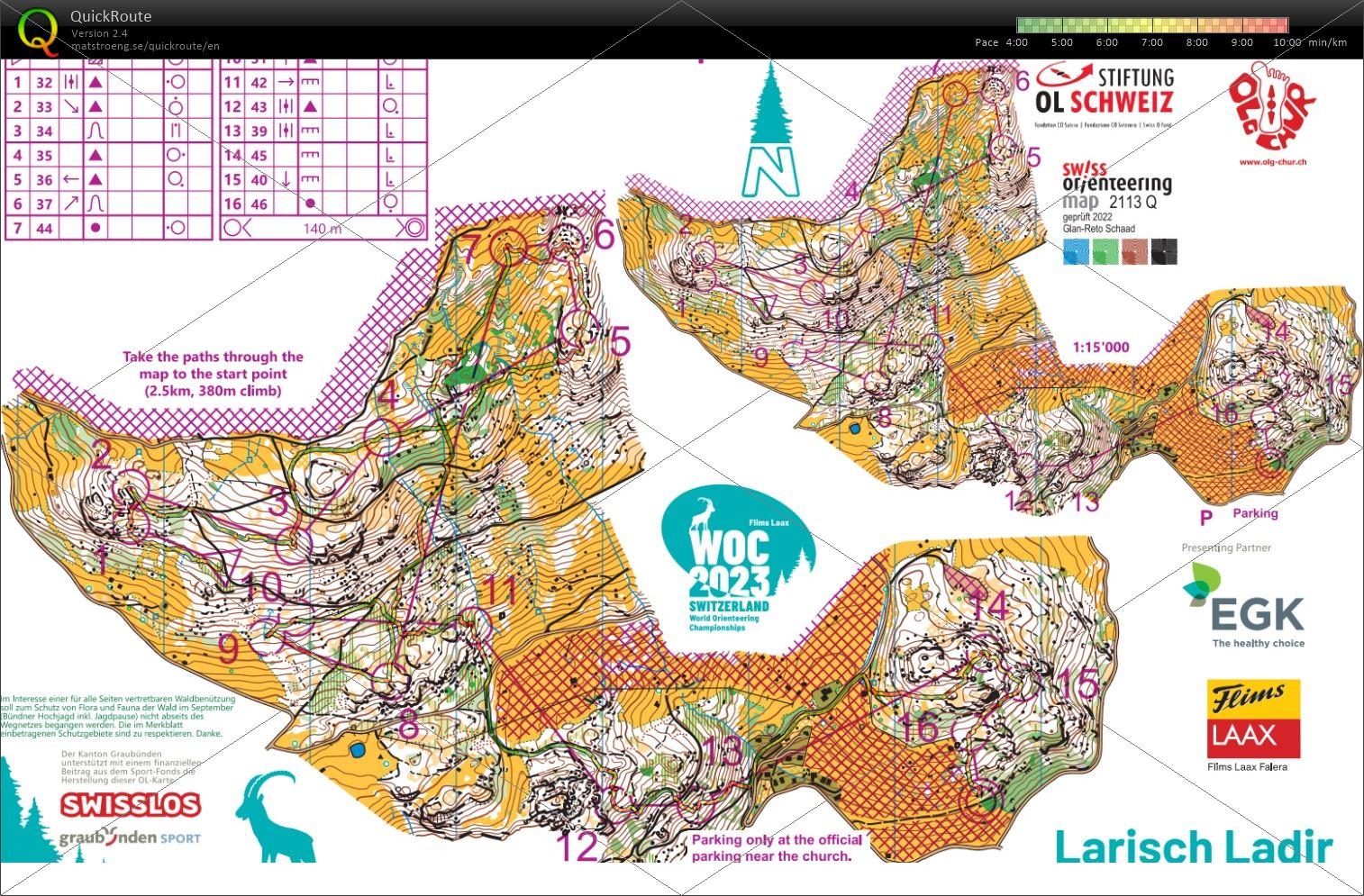 WOC2023 training camp#2 slope running (2023/05/31)