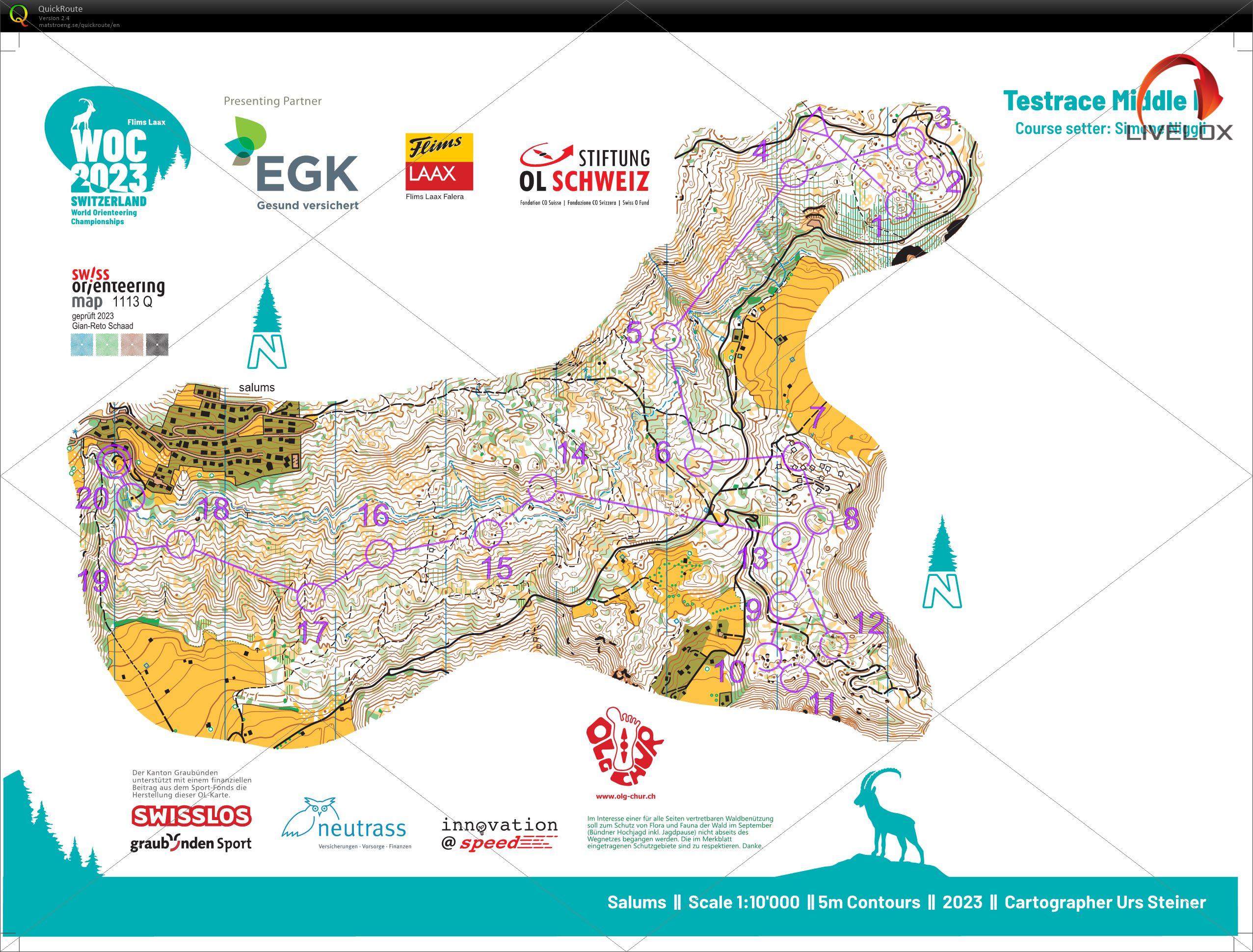 WOC 2023 Testrace Middle II (2023/06/04)
