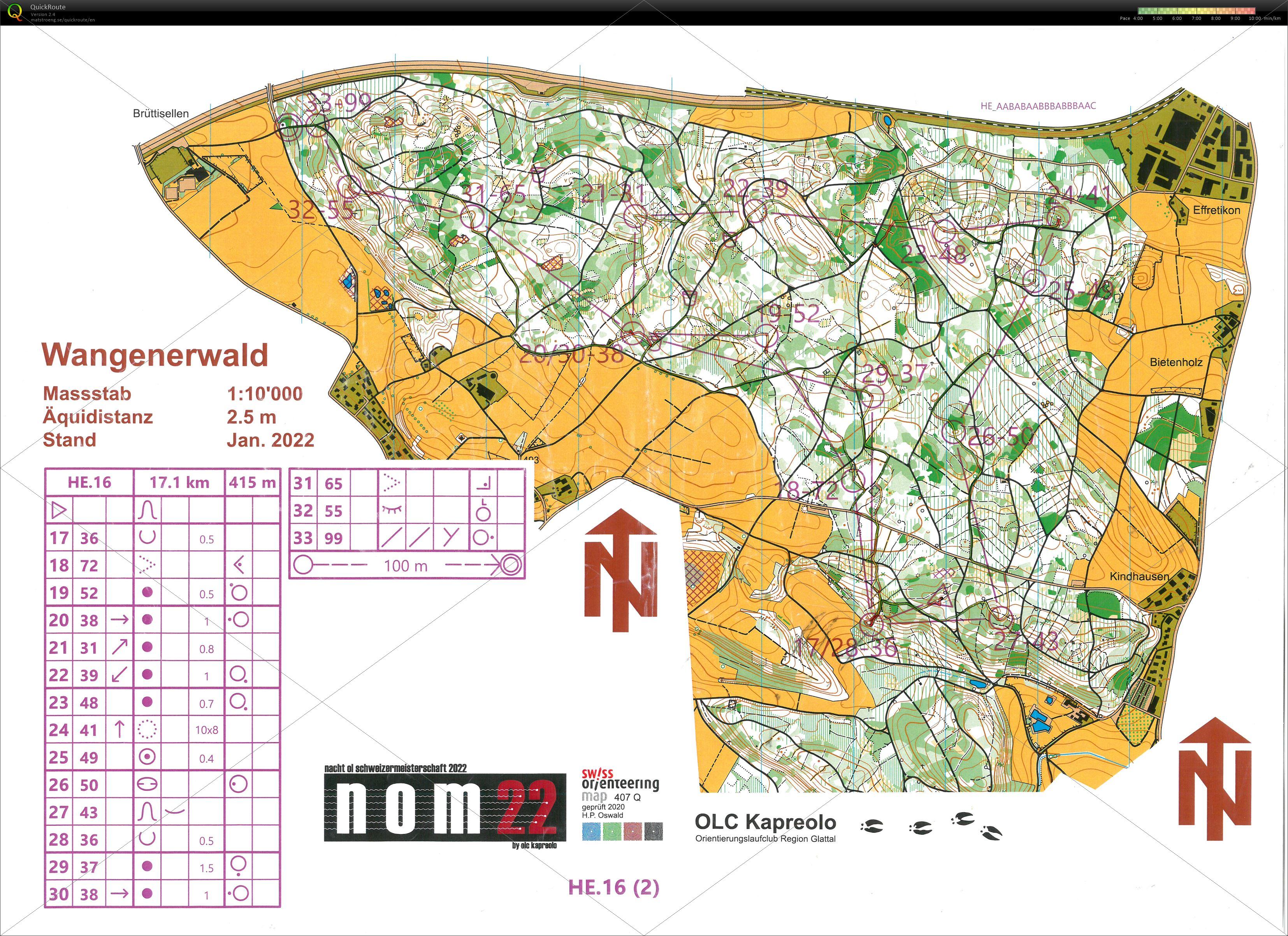 Nacht OL Schweizermeisterschaft 2022 (2022/03/13)