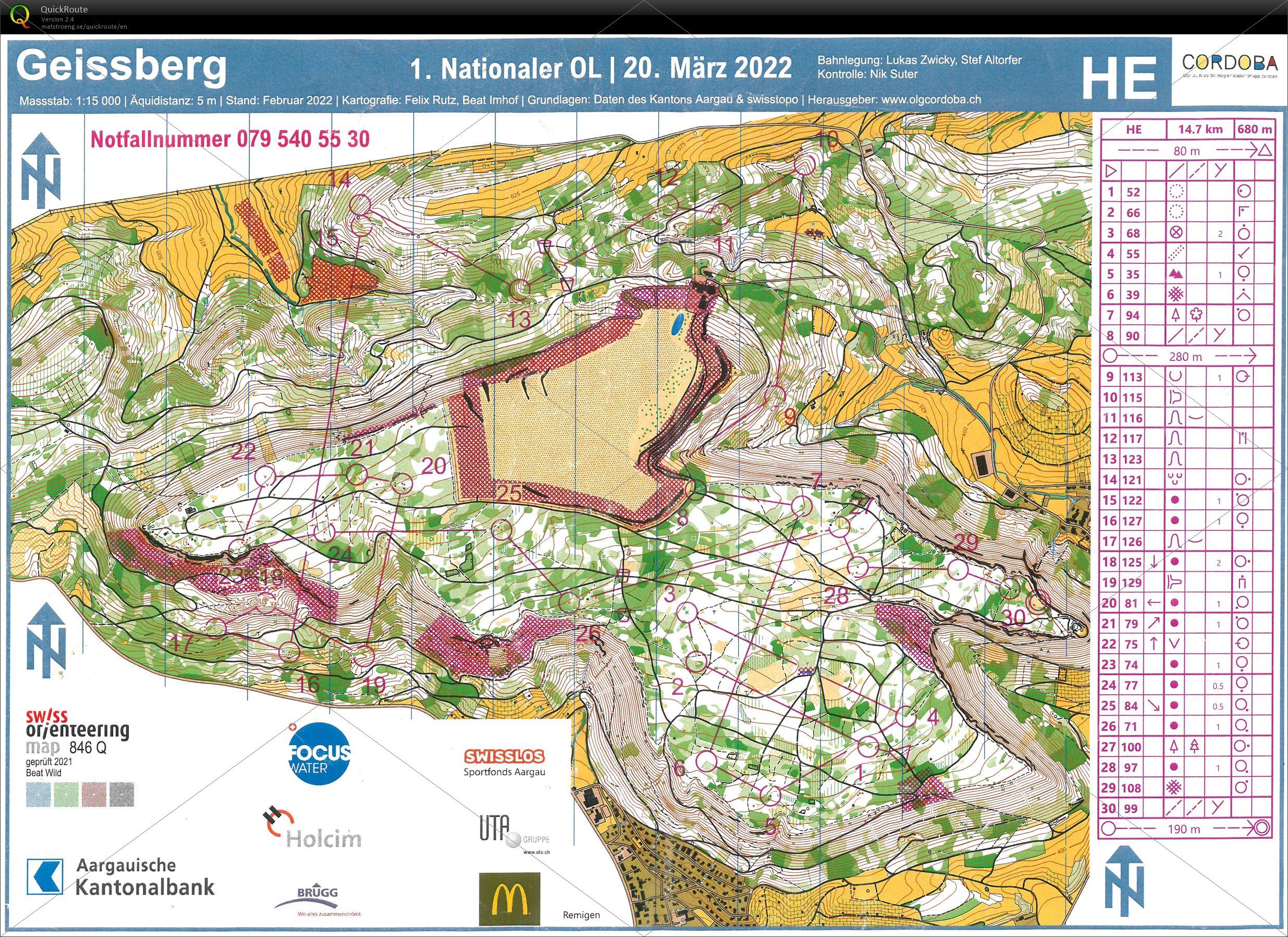 1. Nationaler OL (2022/03/20)