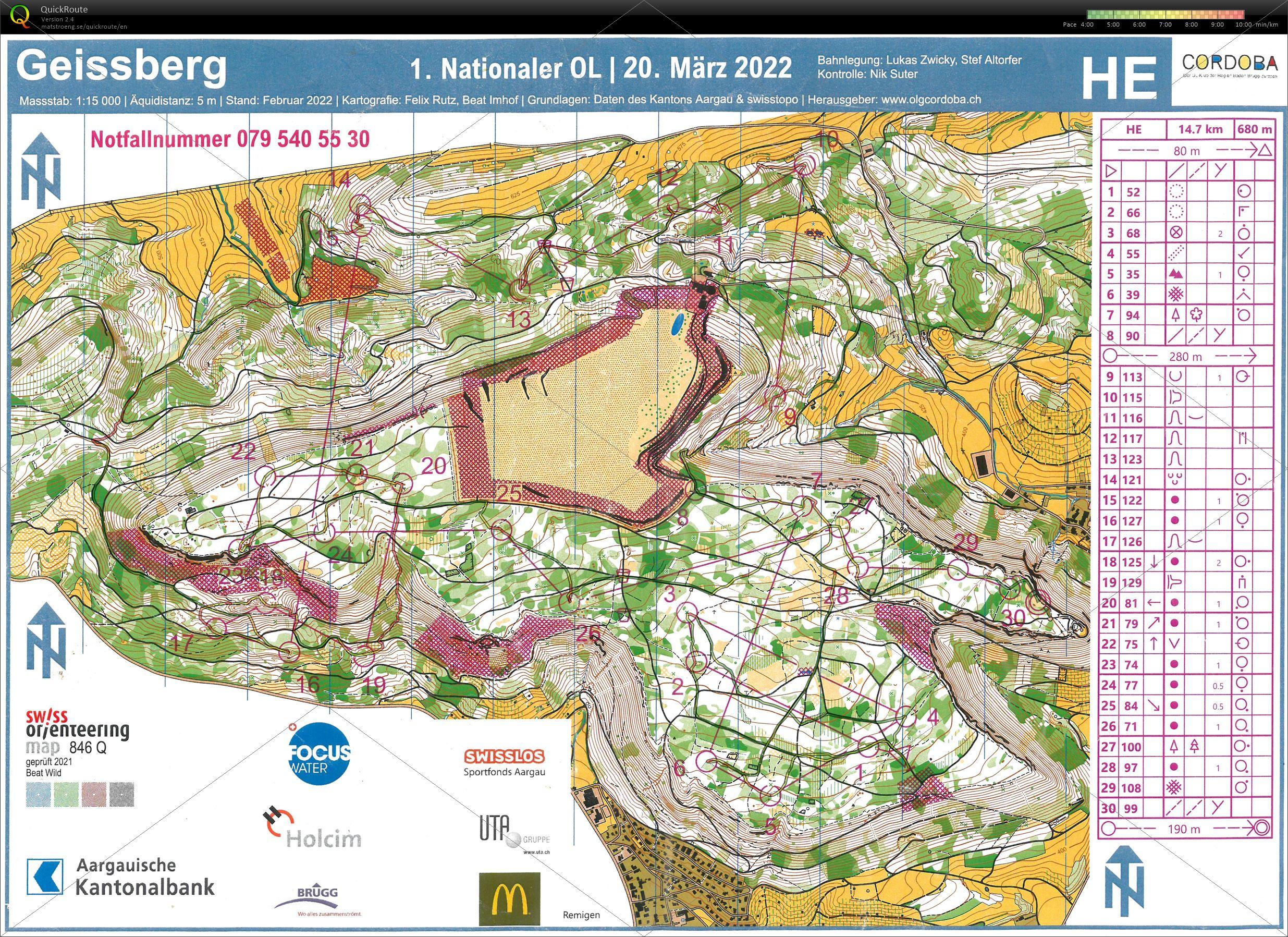 1. Nationaler OL (2022/03/20)